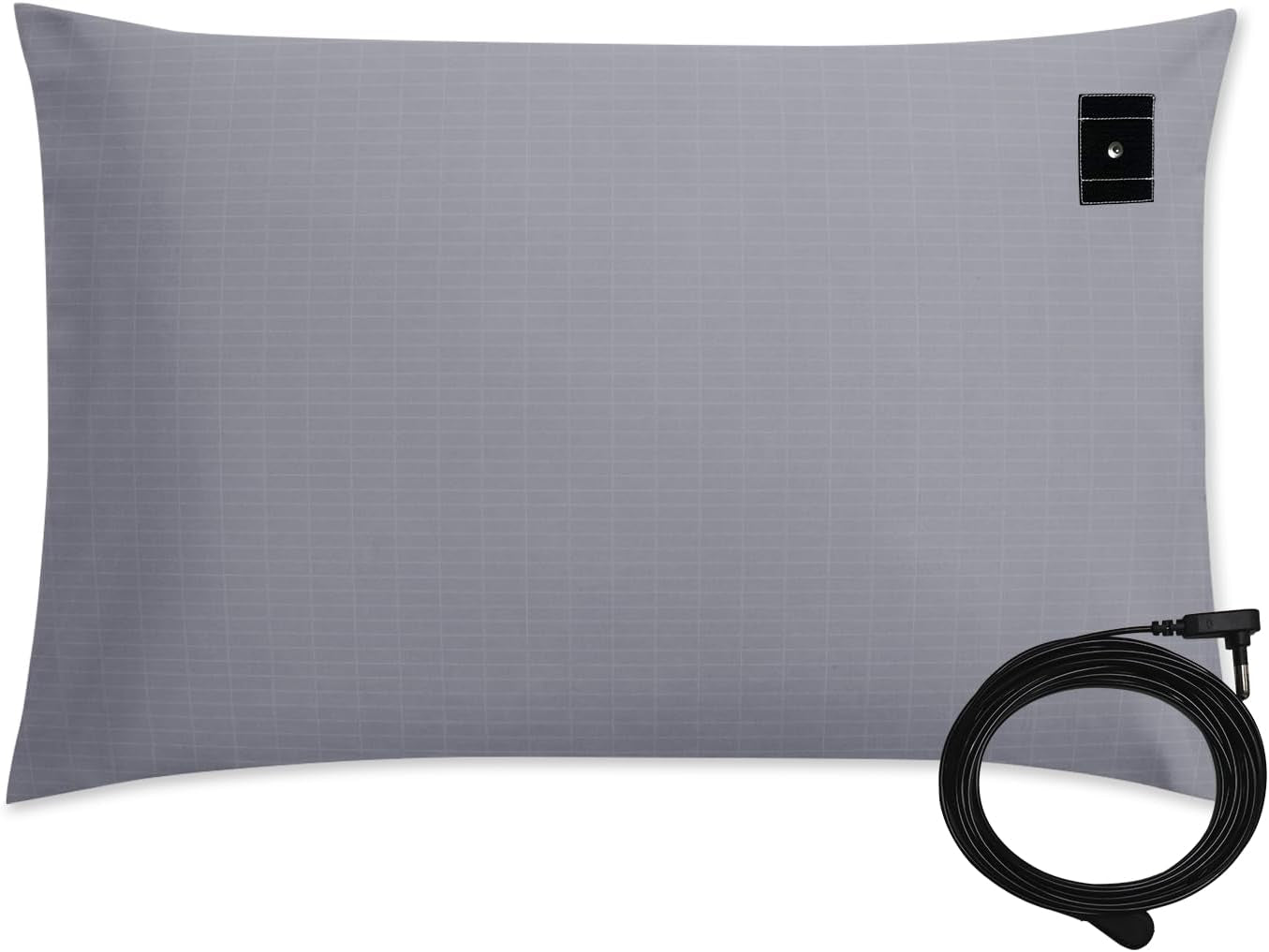 Grounding Pillowcase King, 20X36In Grounding Pillow Case Earth Connection Pillowcase with 15Ft Cord for Better Sleep